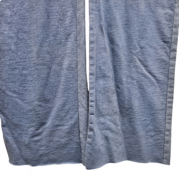 Bebe Y2k Drawstring Lounge Pants Denim Accents Wide Leg Flare Blue Size Large - Picture 4 of 16